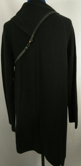 ANNETTE GÖRTZ Germany Leather Strap Cardigan XL - Picture 7 of 8